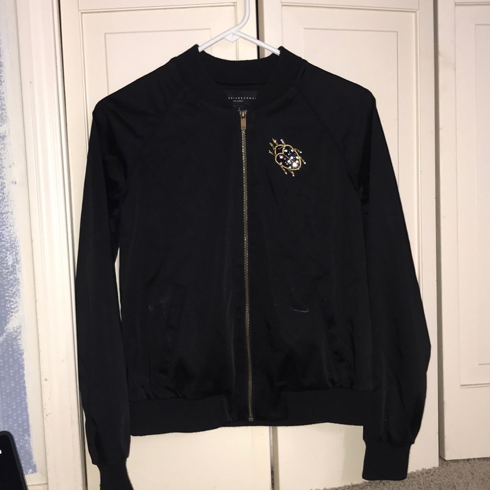 victoria beckham for target bug bomber jacket
